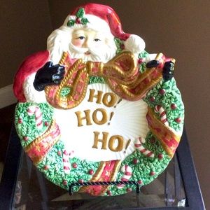 Fitz and Floyd Christmas plate